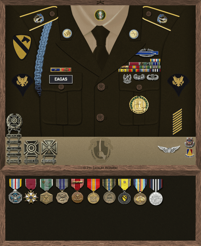 Leonard Eagas uniform