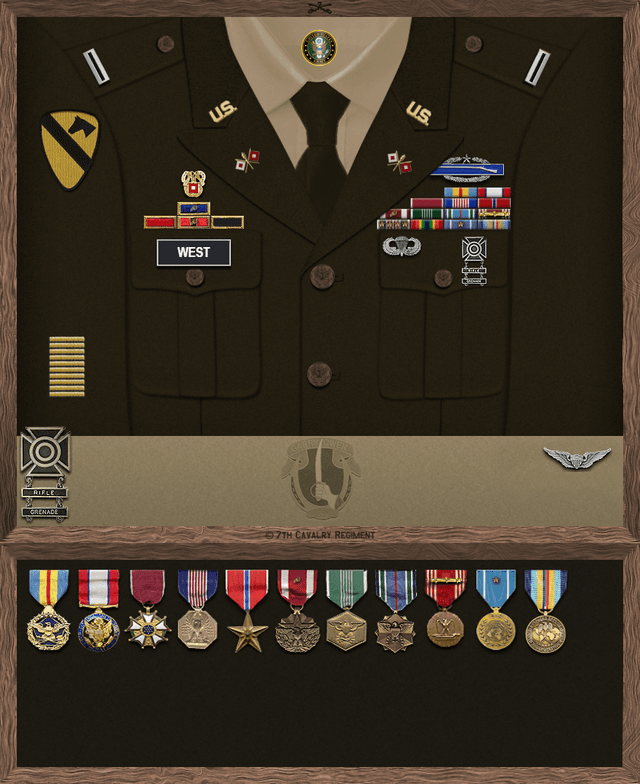 Carl West uniform