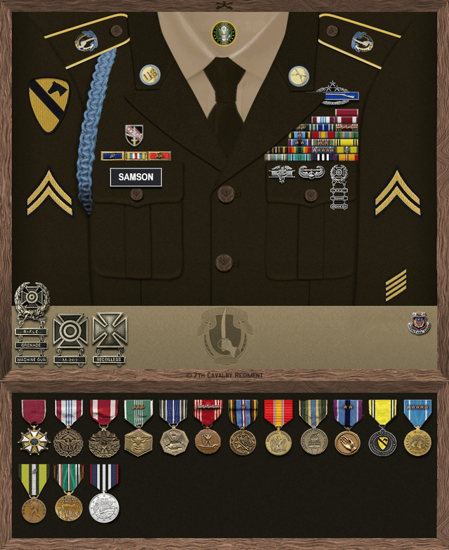 Colt Samson uniform