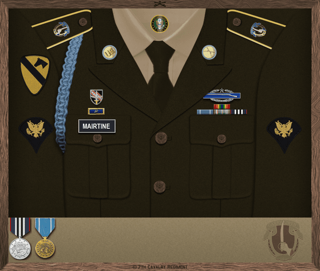 Stuart Mairtine uniform