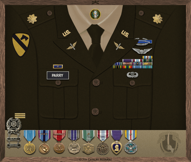 Jack D. Parry uniform