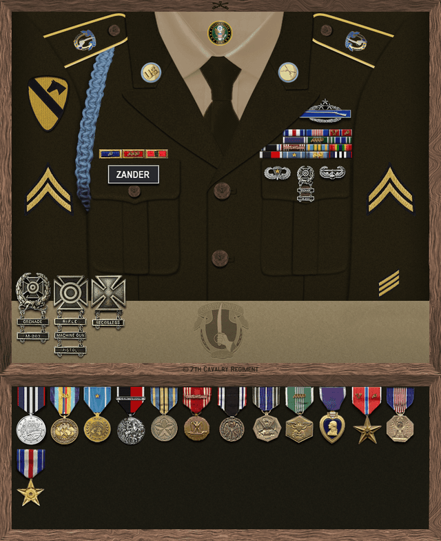 David Zander uniform
