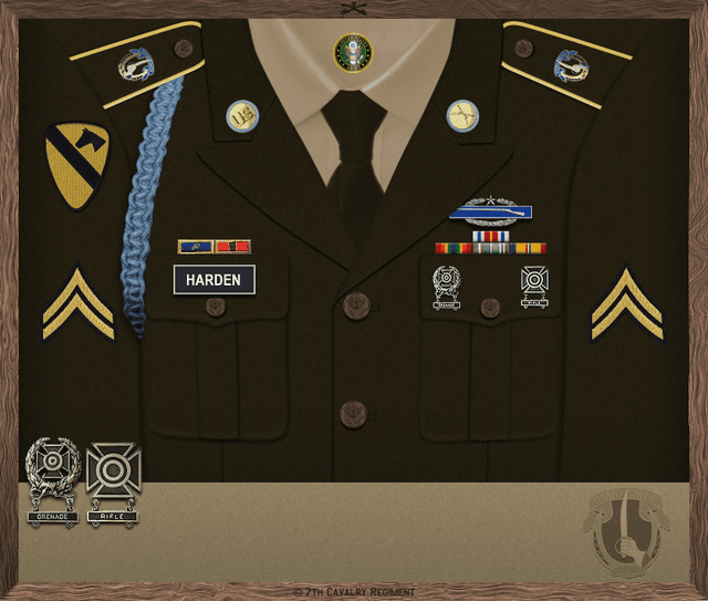 Michael Harden uniform