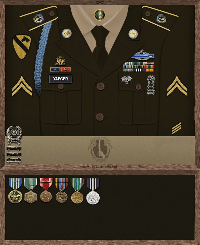 Charles Yaeger uniform