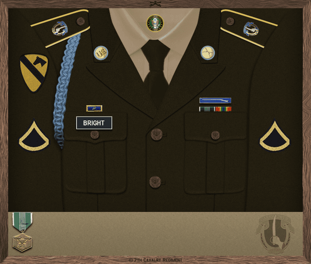 David Bright uniform