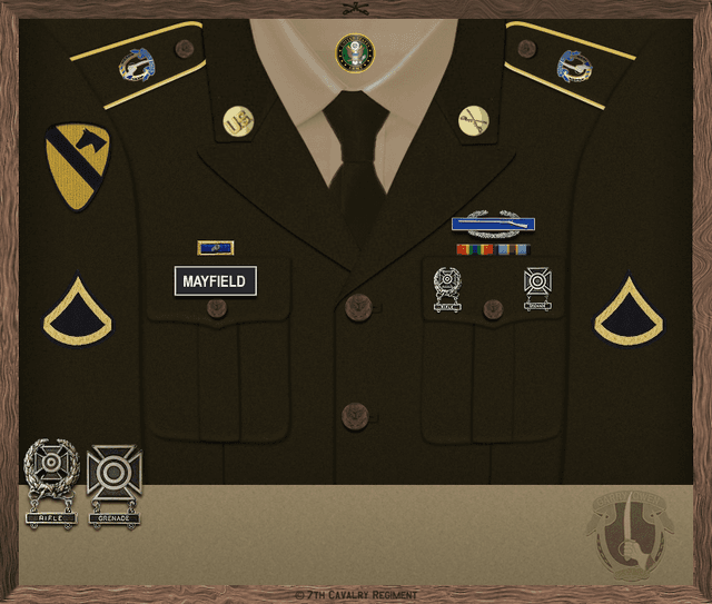 William Mayfield uniform