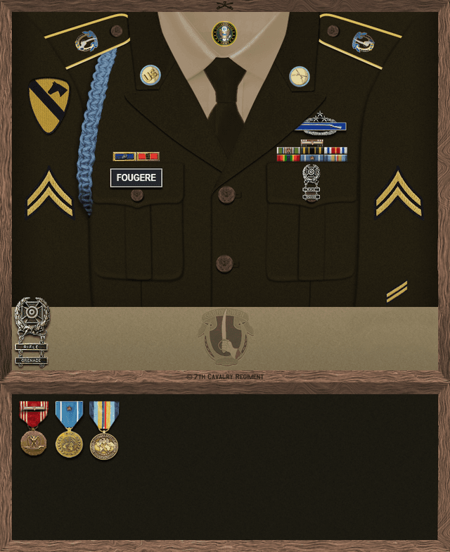 Joseph Fougere uniform