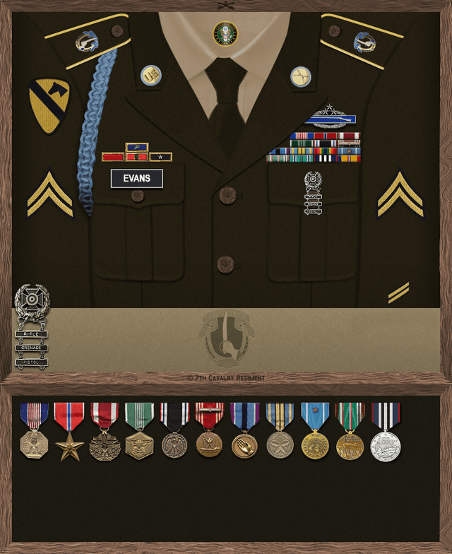 James Evans uniform