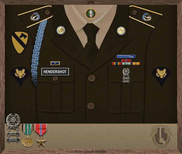 George Hendershot uniform