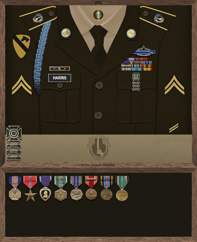 Wyatt Harris uniform