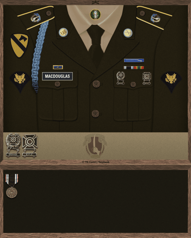 Ronald MacDouglas uniform