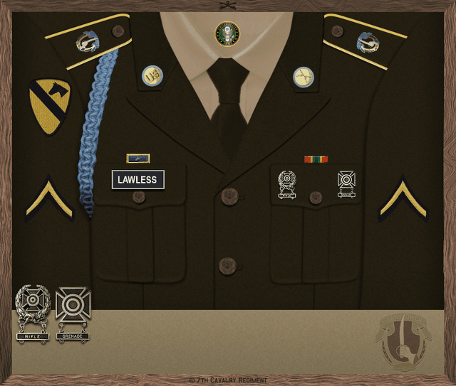 Ian Lawless uniform