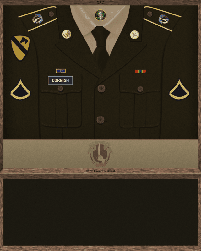 Harold Cornish uniform