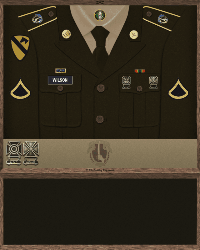 Christian Scott Wilson uniform