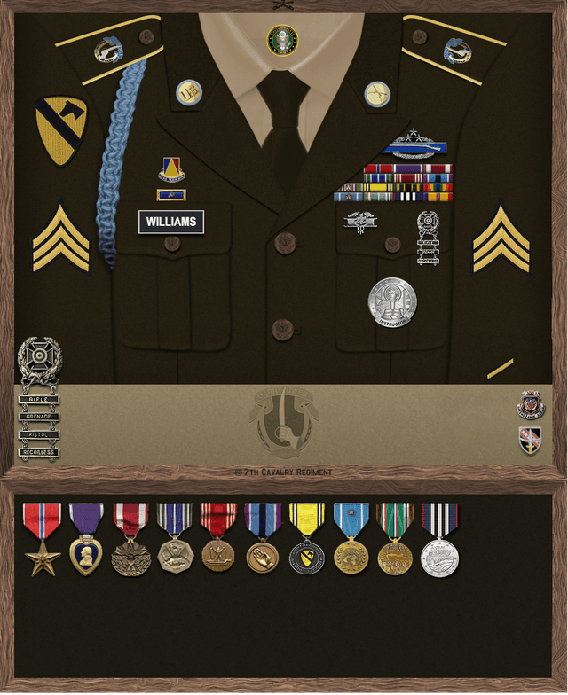John Binkley Williams uniform