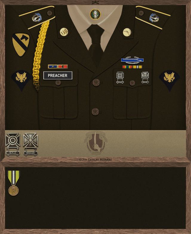 Jack Preacher uniform
