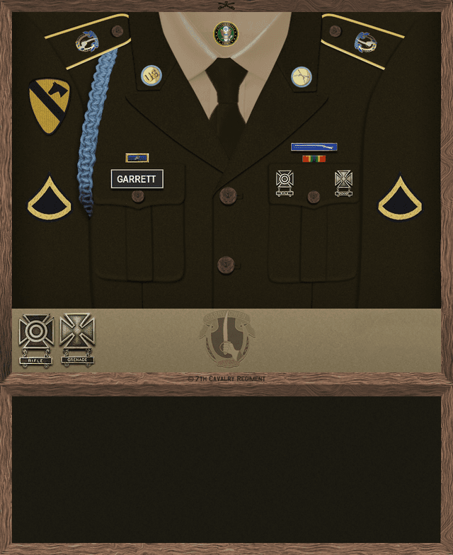 Evan Harold Garrett uniform