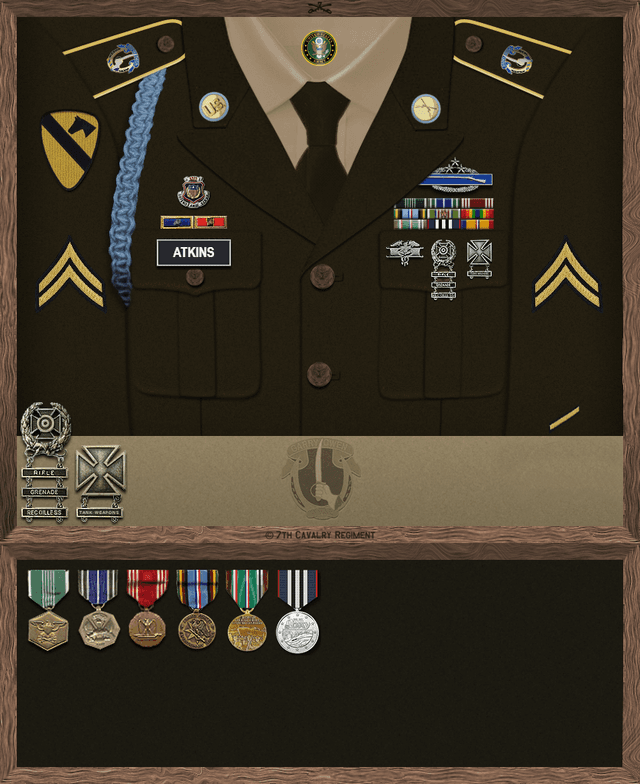 Daniel Scott Atkins uniform