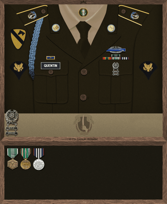 Ian Quentin uniform