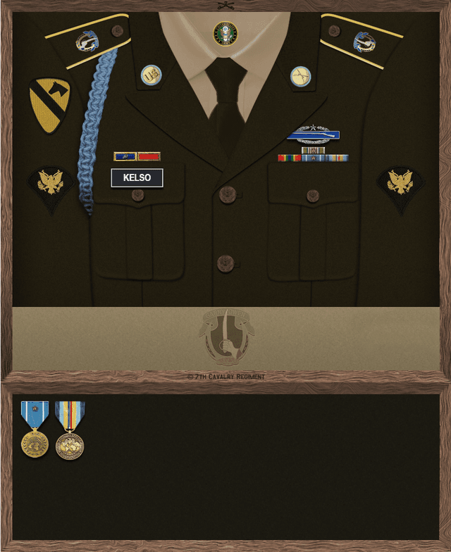 Harvey Kelso uniform