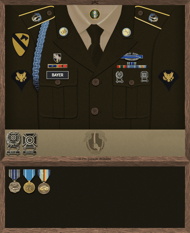 Marvin Walter Bayer uniform