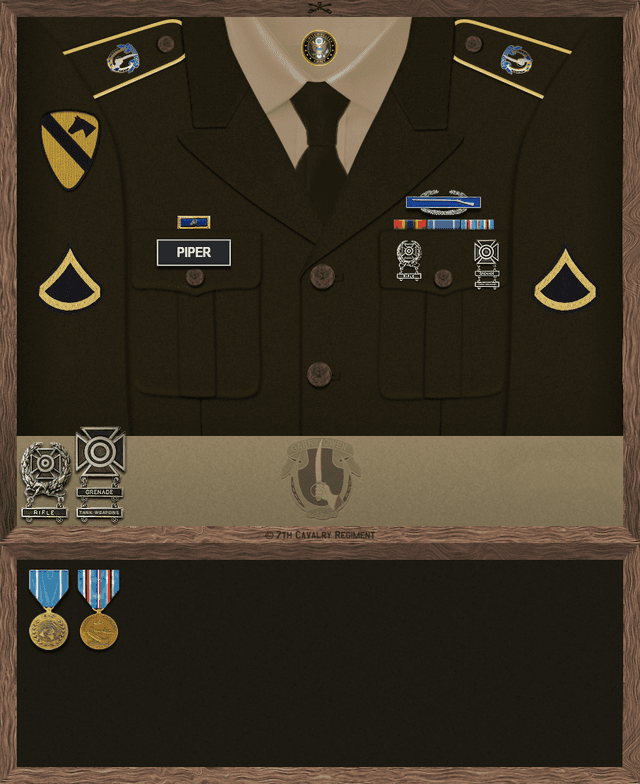 Augustus Piper uniform