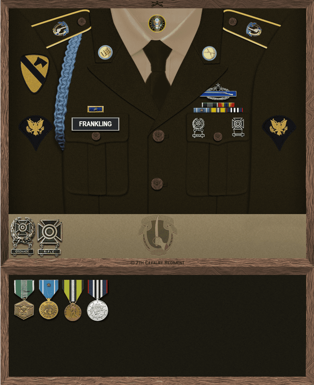 John Frankling uniform