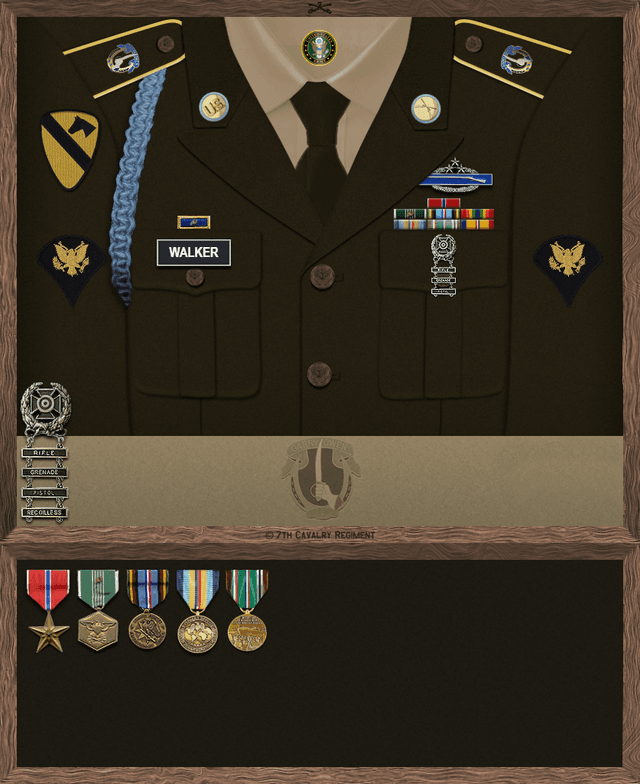 Travis Raymond Walker uniform