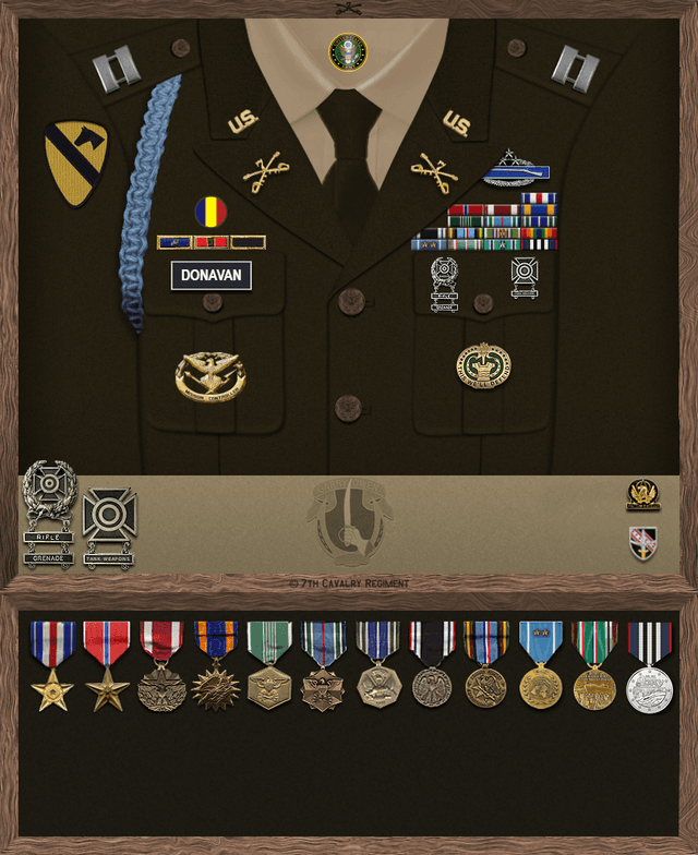 Christopher John Donavan uniform