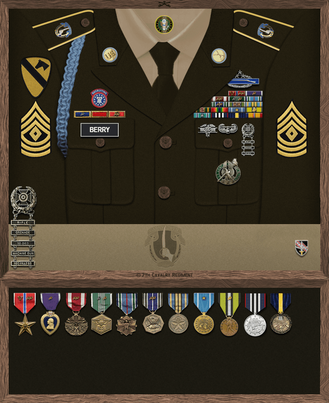 William Berry uniform