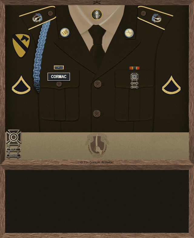Geoff Cormac uniform