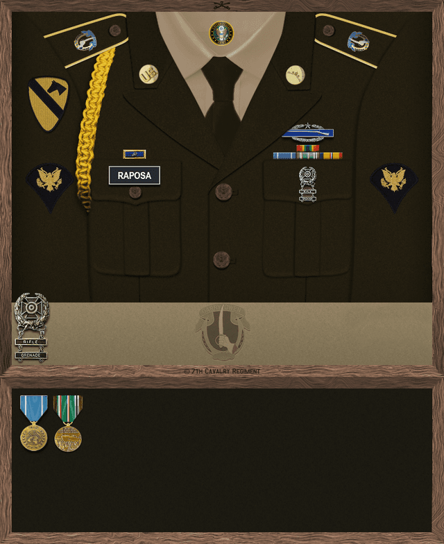 Mel Raposa uniform