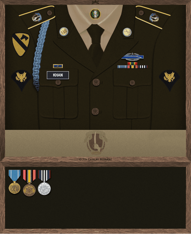 Monroe Khan uniform