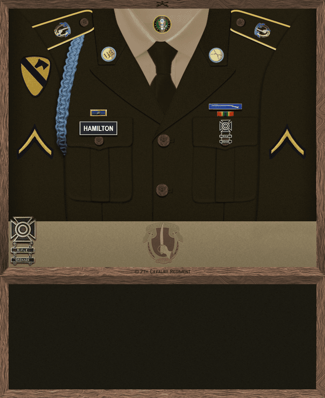 Christopher James Hamilton uniform