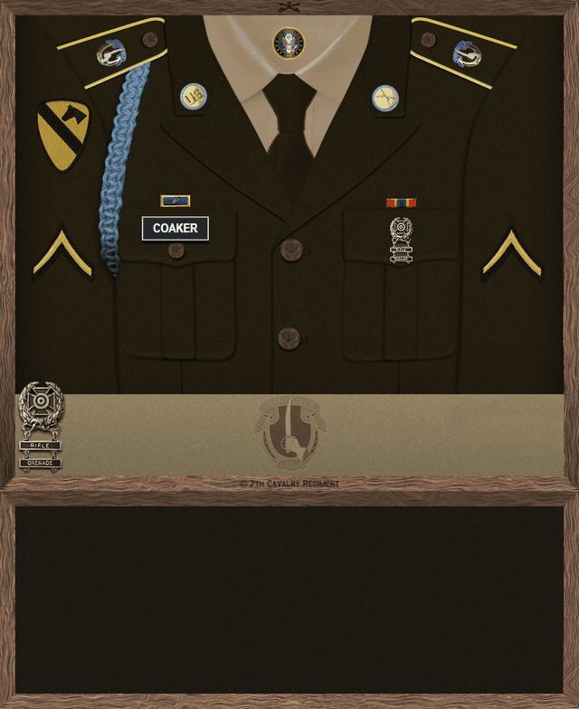 Michael Coaker uniform