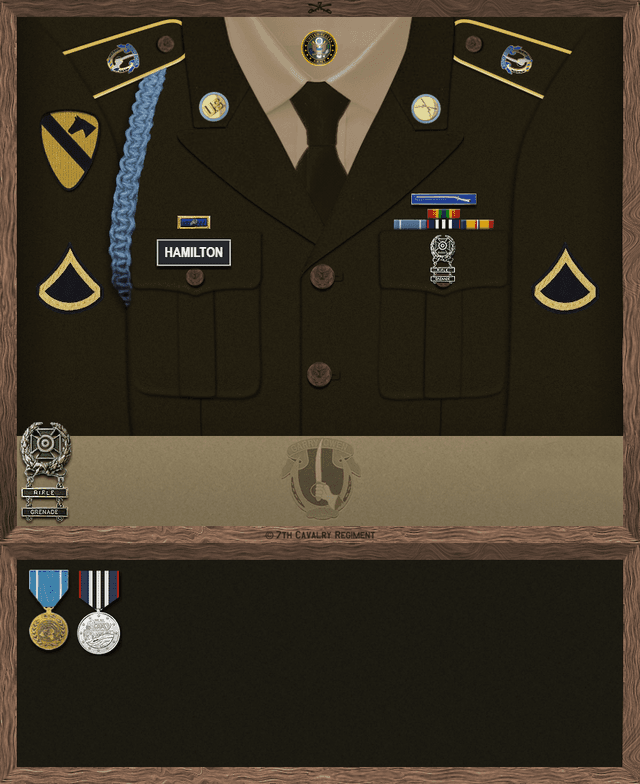 Ross Hamilton uniform