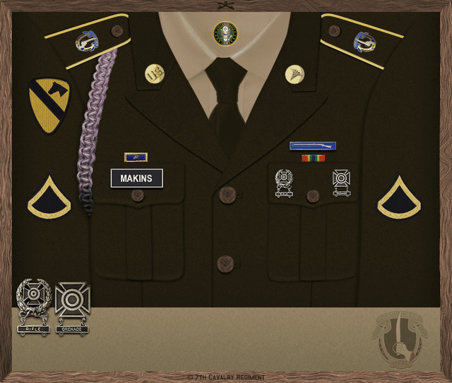 Caine Makins uniform