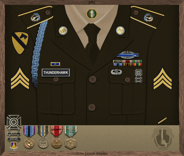 Tyrone Thunderhawk uniform