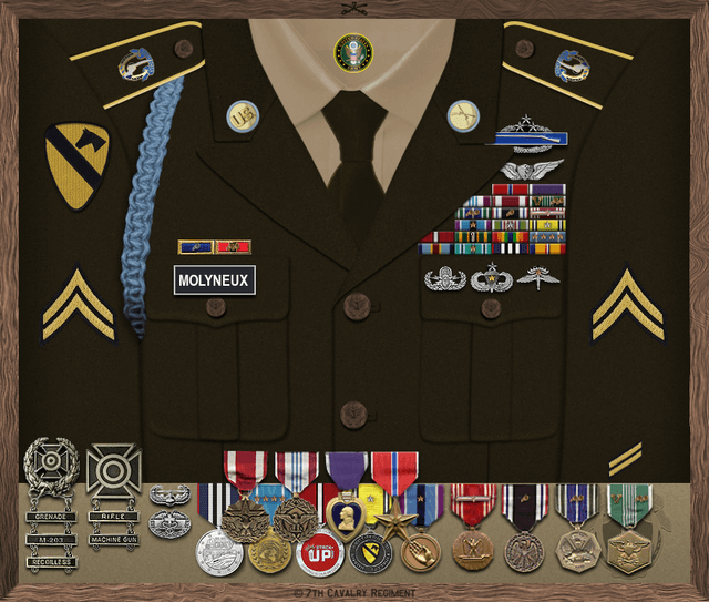 Eb Molyneux uniform