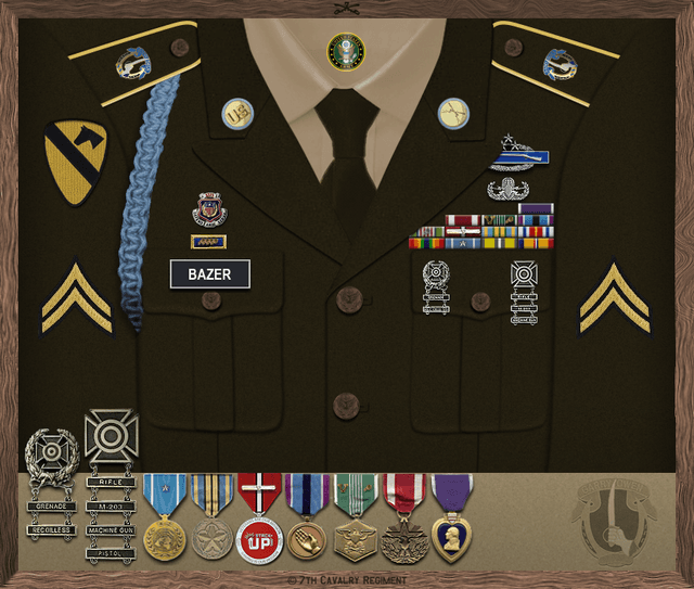 John Bazer uniform