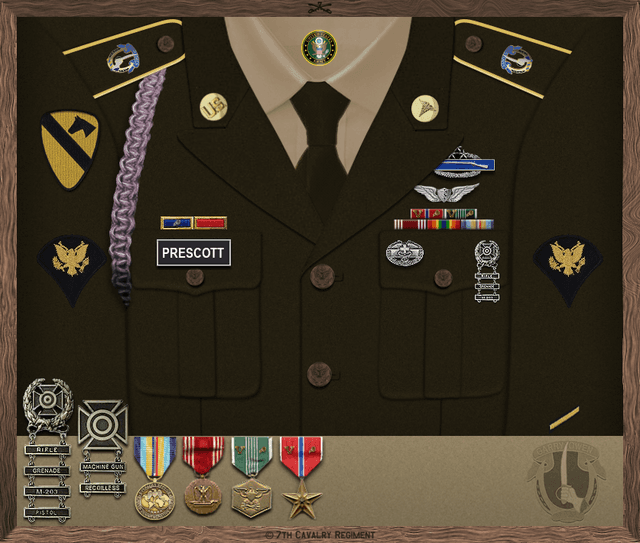 Jake Prescott uniform