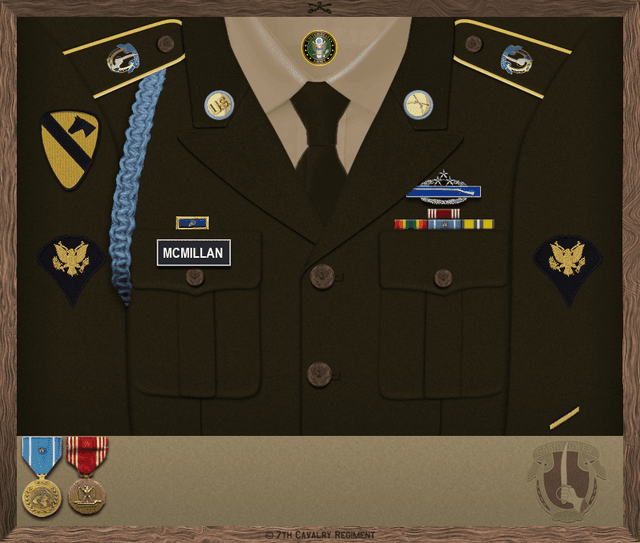 Sam McMillan uniform