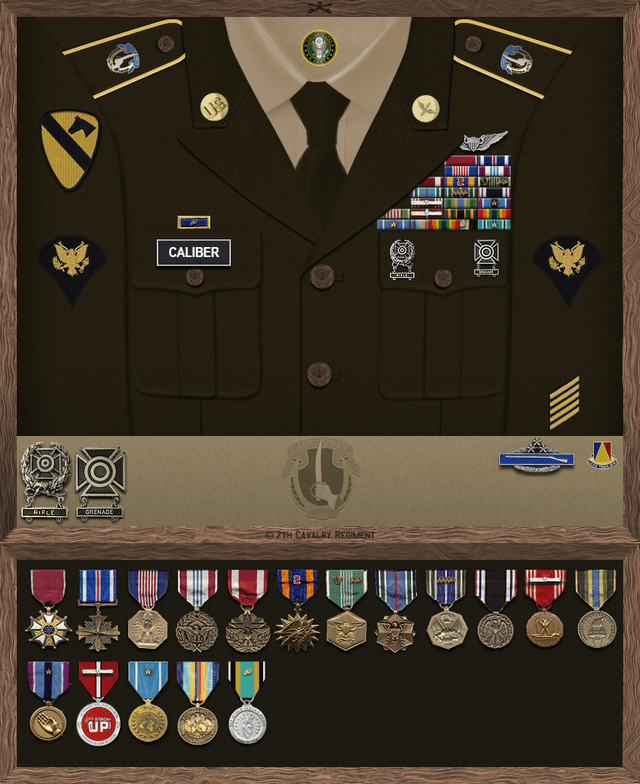 James Caliber uniform