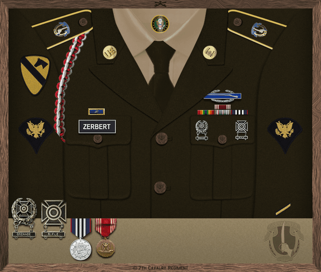 Albert Zerbert uniform