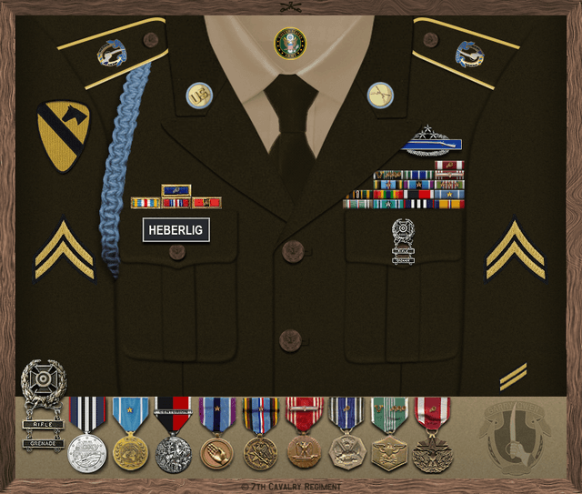 George Heberlig uniform