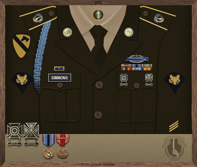 Brian Simmons uniform