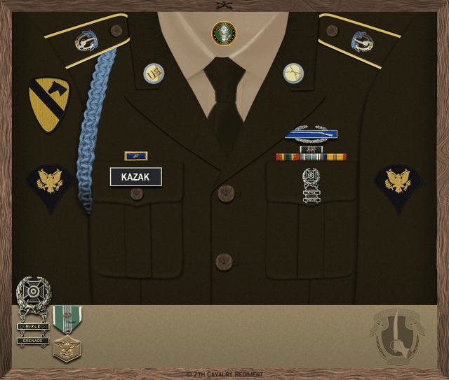 Yuri Kazak uniform