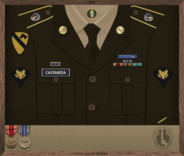 William Castaneda uniform