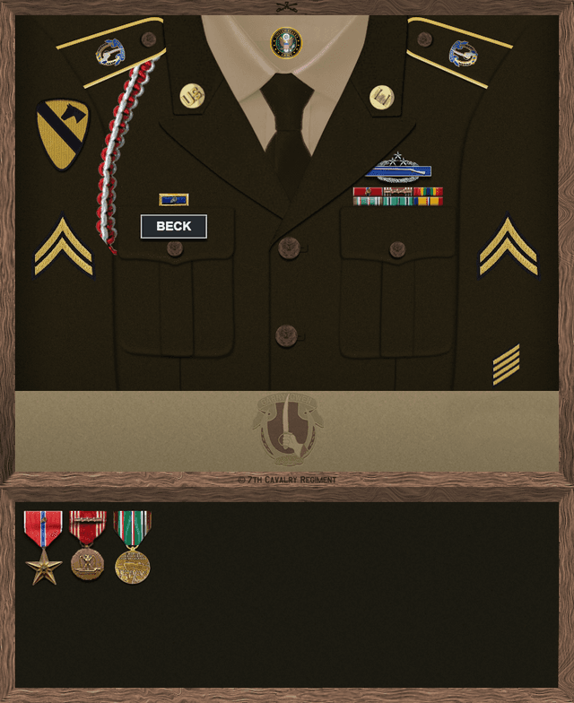 John William Beck uniform