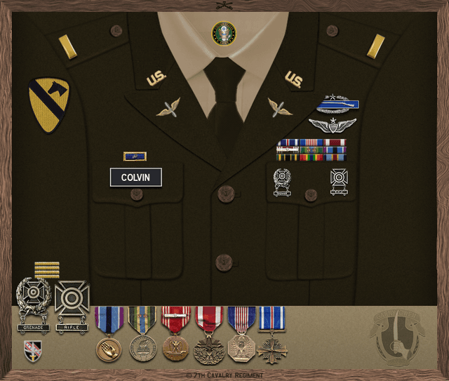 Michael Colvin uniform